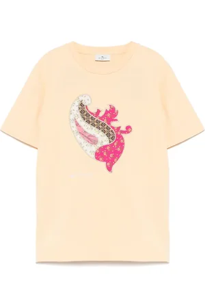 Etro T-shirt med paisleytryk