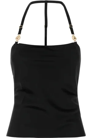 Marine Serre Top i satin