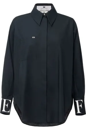 Elisabetta Franchi Skjorte med broderet logo