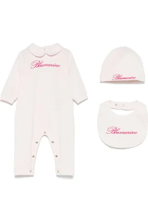 MISS BLUMARINE Buksedragtsæt med broderet logo (tre dele)