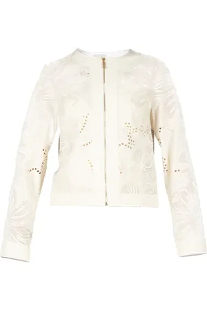 Elie saab Jakke med broderie-anglaise