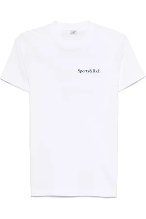 Sporty & Rich T-shirt med Drink More Water-tryk