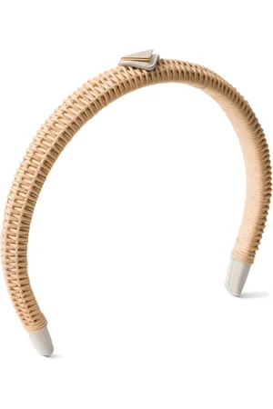 Prada Interwoven hårbånd med trekantet logo