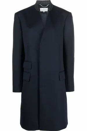 Maison Margiela Uldfrakke med skjult lukning