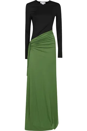 Victoria Beckham Lang draperet kjole