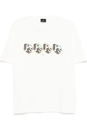 Paul Smith PS T-shirt med rundt logotryk
