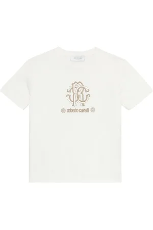 Roberto Cavalli T-shirt med logotryk