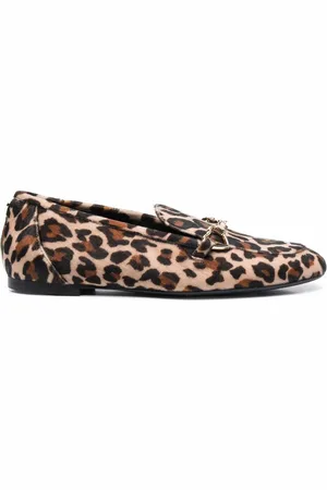 Moschino Slip-on loafers med leopardtryk