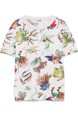 Hermès T-shirt med cowrie-shell-tryk