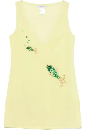 Dior Top med fiskeapplikation