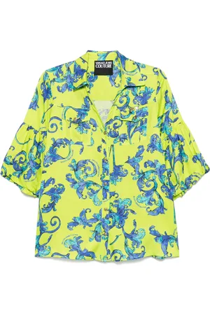 VERSACE Barocco skjorta med tryck