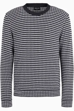 Giorgio Armani Trøje i geometrisk jacquard