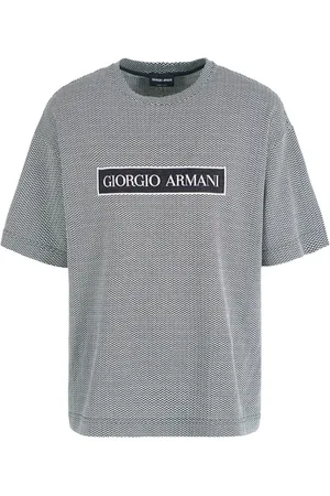 Giorgio Armani Sildebensmønstret T-shirt