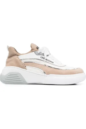 Moschino Low-top sneakers med kontrastpanel