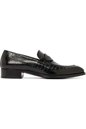 Tom Ford Krokodilleprægede loafers