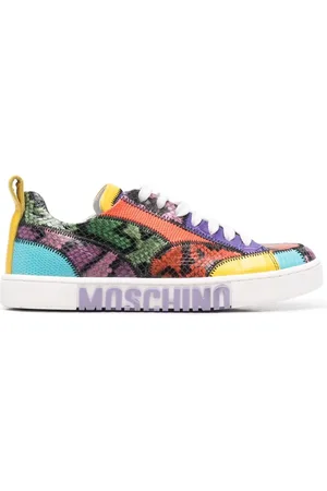 Moschino Sneakers med colourblock og logo