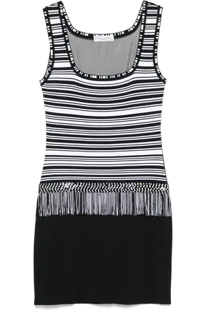 Dior Kort stribet kjole
