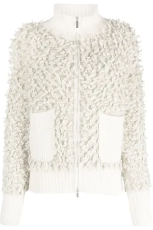 Fabiana Filippi Pailletudsmykket cardigan i fleece