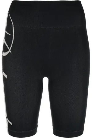 Rhude Højtaljede shorts med logotryk