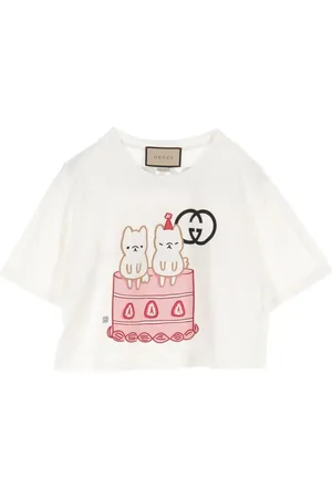 Gucci Cropped T-shirt i bomuld fra 2010