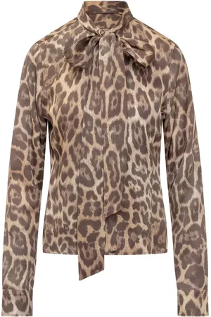 Stella McCartney Bluse med leopardtryk