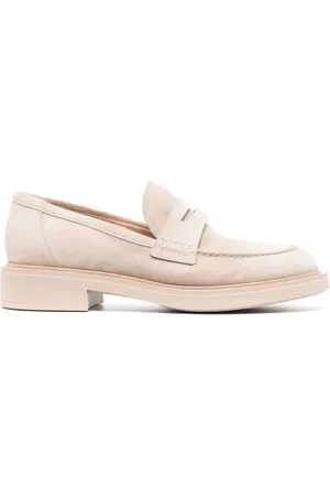 Gianvito Rossi Harris loafers i ruskind