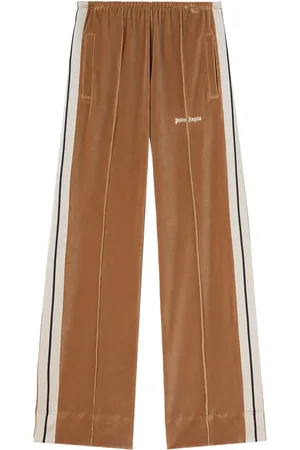 Palm Angels Joggingbukser i velour med brede ben