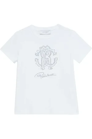 Roberto Cavalli T-shirt med logotryk