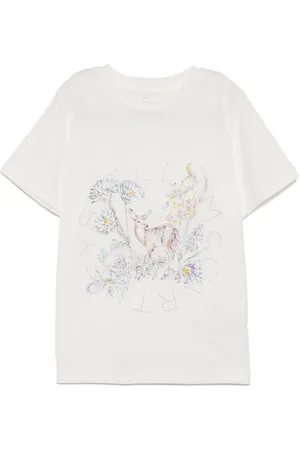 Stella McCartney T-shirt med grafiskt tryck