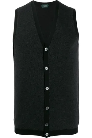 ZANONE Tilpasset cardigan uden ærmer