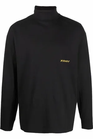 AMBUSH T-shirt med logotryk og høj hals