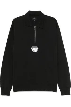 Huf Big Block polo med kvart lynlås