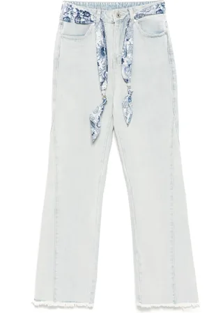 Musium Div. Jeans med tørklædedetalje