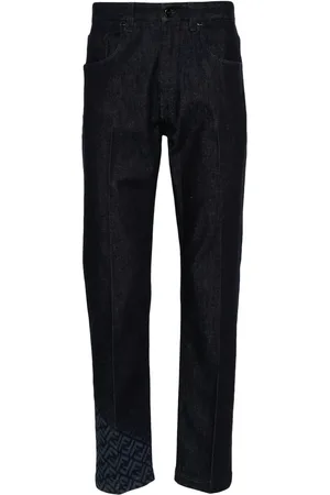 Fendi Jeans med lige ben og presselæg