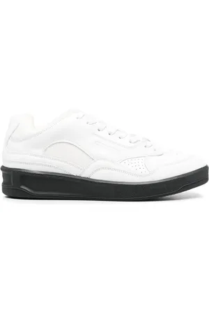 Jil Sander Low-top sneakers i læder med paneler