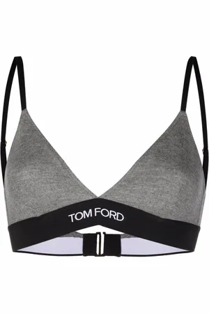 Tom Ford Trekants-bh i kashmir med logobånd