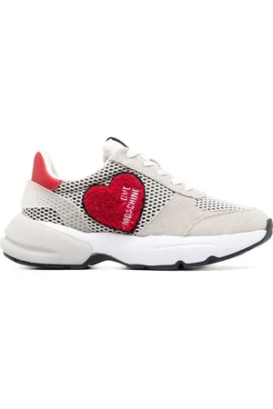 Moschino Sporty Running sneakers med hjertemærke