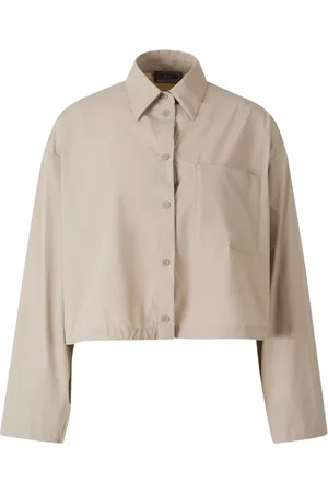 HERNO Cropped skjorte med knaplukning