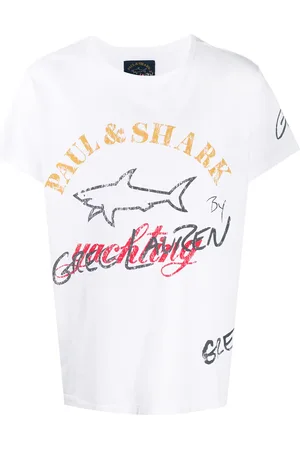 GREG LAUREN Grafisk T-shirt med rund hals