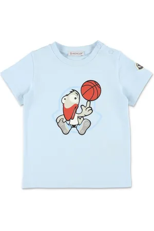 Moncler T-shirt med logomærke