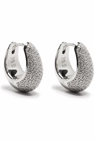 TOM WOOD Ice Hoop pave øreringe