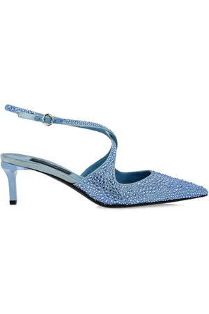 Philipp Plein 55 mm slingback-pumps med stenudsmykning