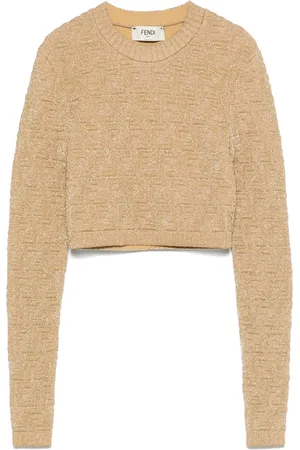 Fendi Sweater med FF-mønster