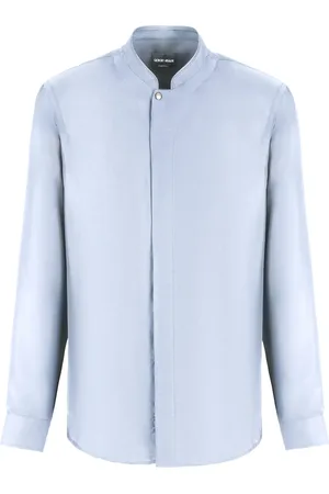 Giorgio Armani Silkeskjorte med pressenitter
