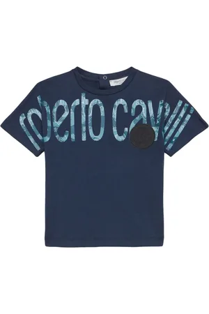 Roberto Cavalli T-shirt med logotryk