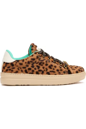 Roberto Cavalli Sneakers med leopardtryk