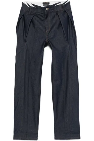 JUNTAE KIM Jeans med samledetalje