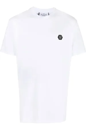 Philipp Plein T-shirt med logomærke