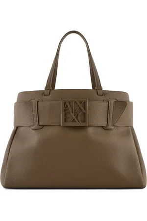 Armani Exchange Tote med logoplade