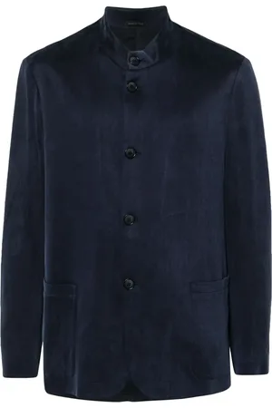 Giorgio Armani Enkeltradet blazer med båndkrave